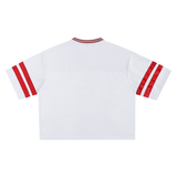 Red and white  islamic Boxy fit Tee shirt
