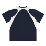 Back of a Navy blue T-shirt with an islamic quote in urdu