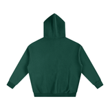Green  and Gold  islamic oversized hoodie back