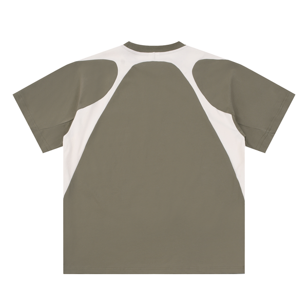 Grey coffee Islamic tee shirt back with Urdu calligraphy – modest faith-inspired streetwear for Muslim