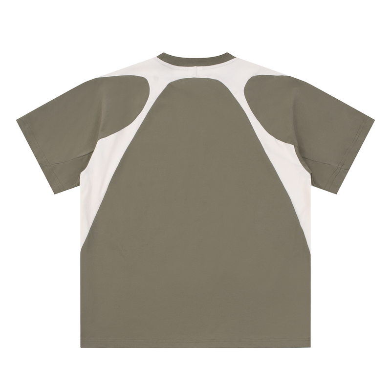 Grey coffee Islamic tee shirt back with Urdu calligraphy – modest faith-inspired streetwear for Muslim